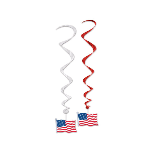 American Flag Whirls