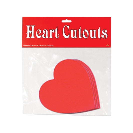 Printed Heart Cutouts