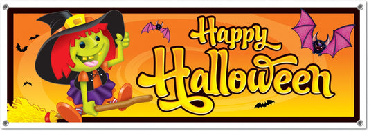 Happy Halloween Sign Banner