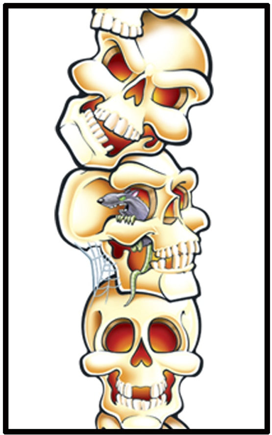 Jointed Stack-O-Skulls