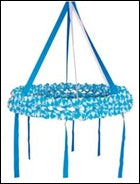 Hanging Tissue Chandelier