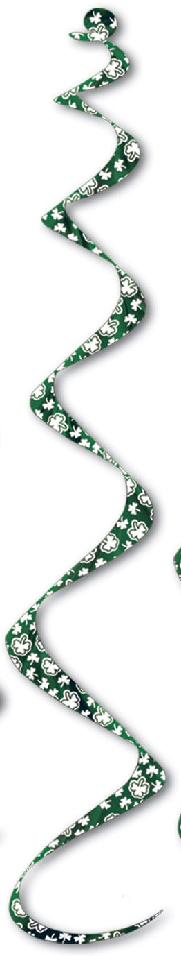 Printed Shamrock Twirly Whirlys