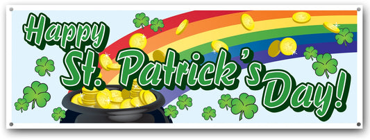 Happy St Patrick's Day Sign Banner