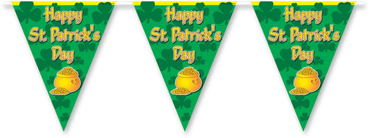 Happy St Patrick's Day Pennant Banner