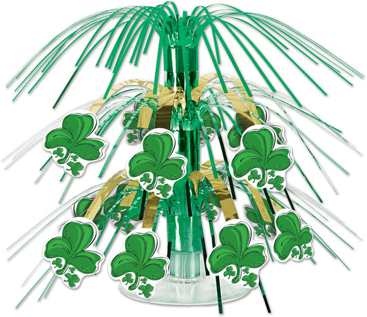 Metallic Shamrock Mini Cascade Centrepiece