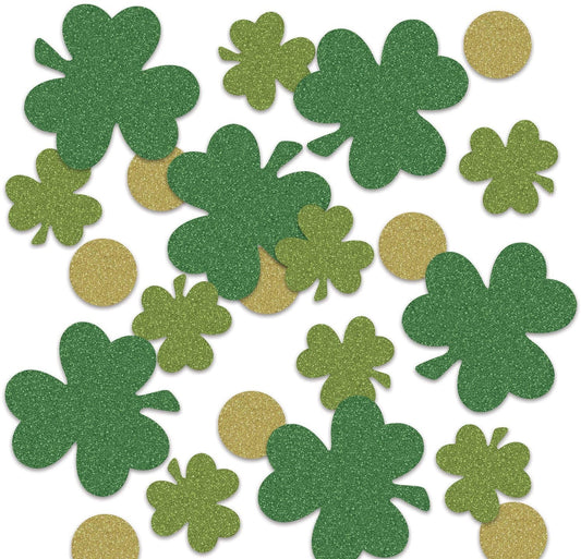 Shamrock & Coin Deluxe Sparkle Confetti