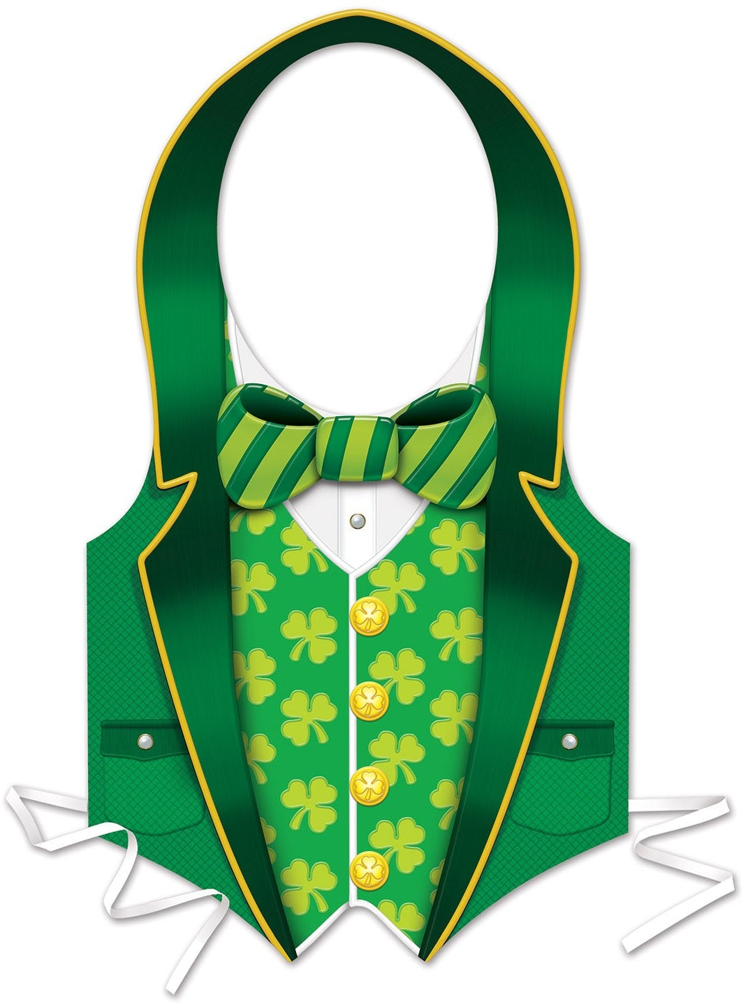 Plastic St Patrick Vest