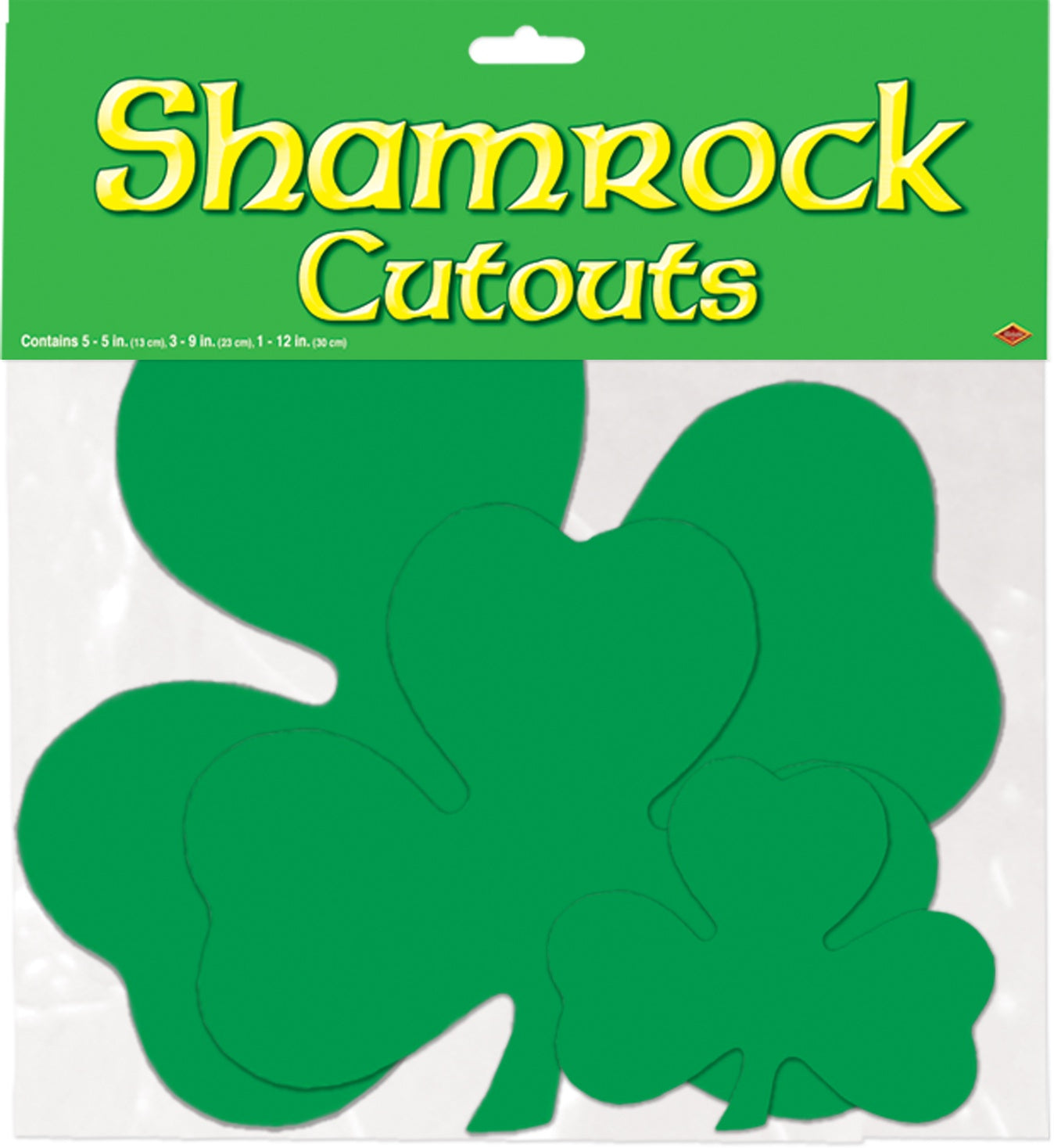 Printed Shamrock Cutouts