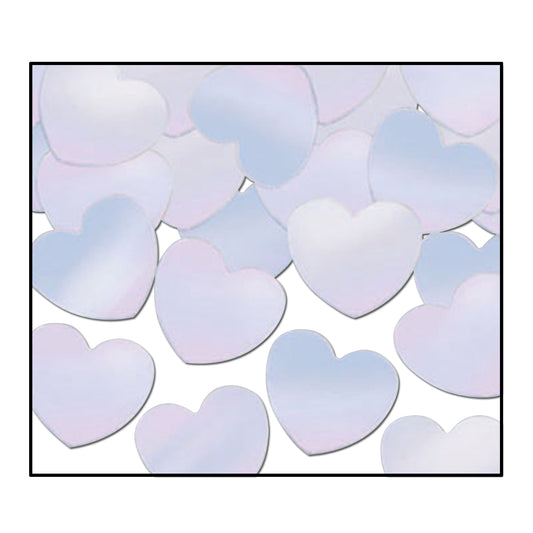 Fanci-Fetti Hearts - Opalescent