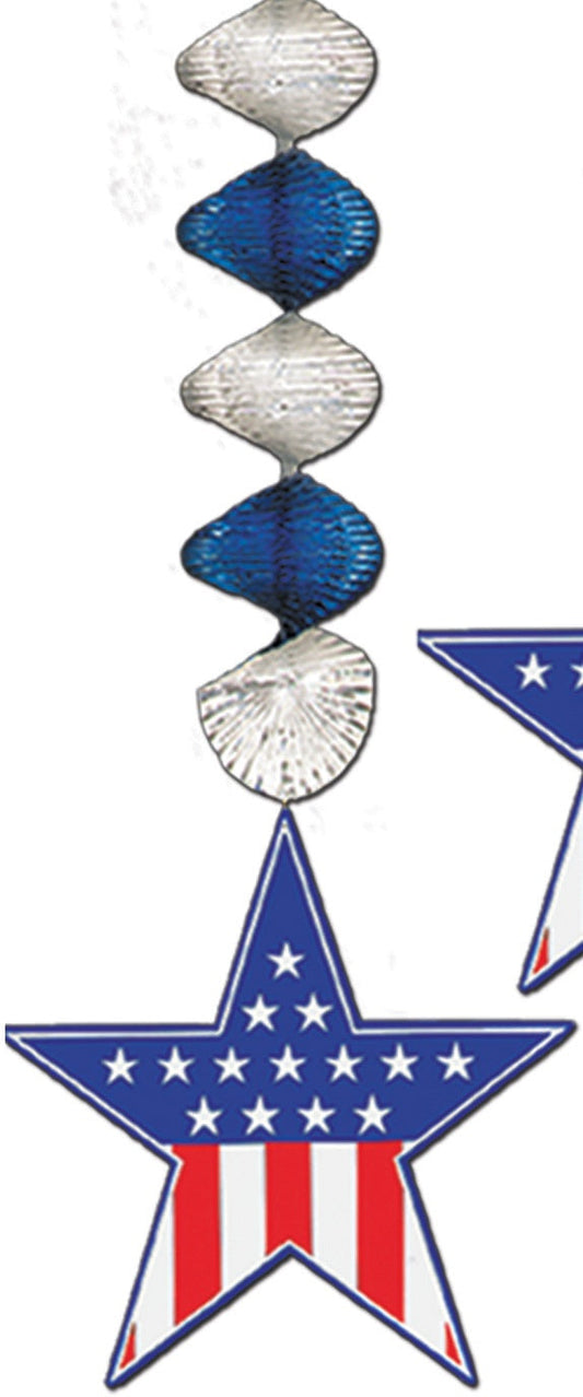 Patriotic Star Danglers