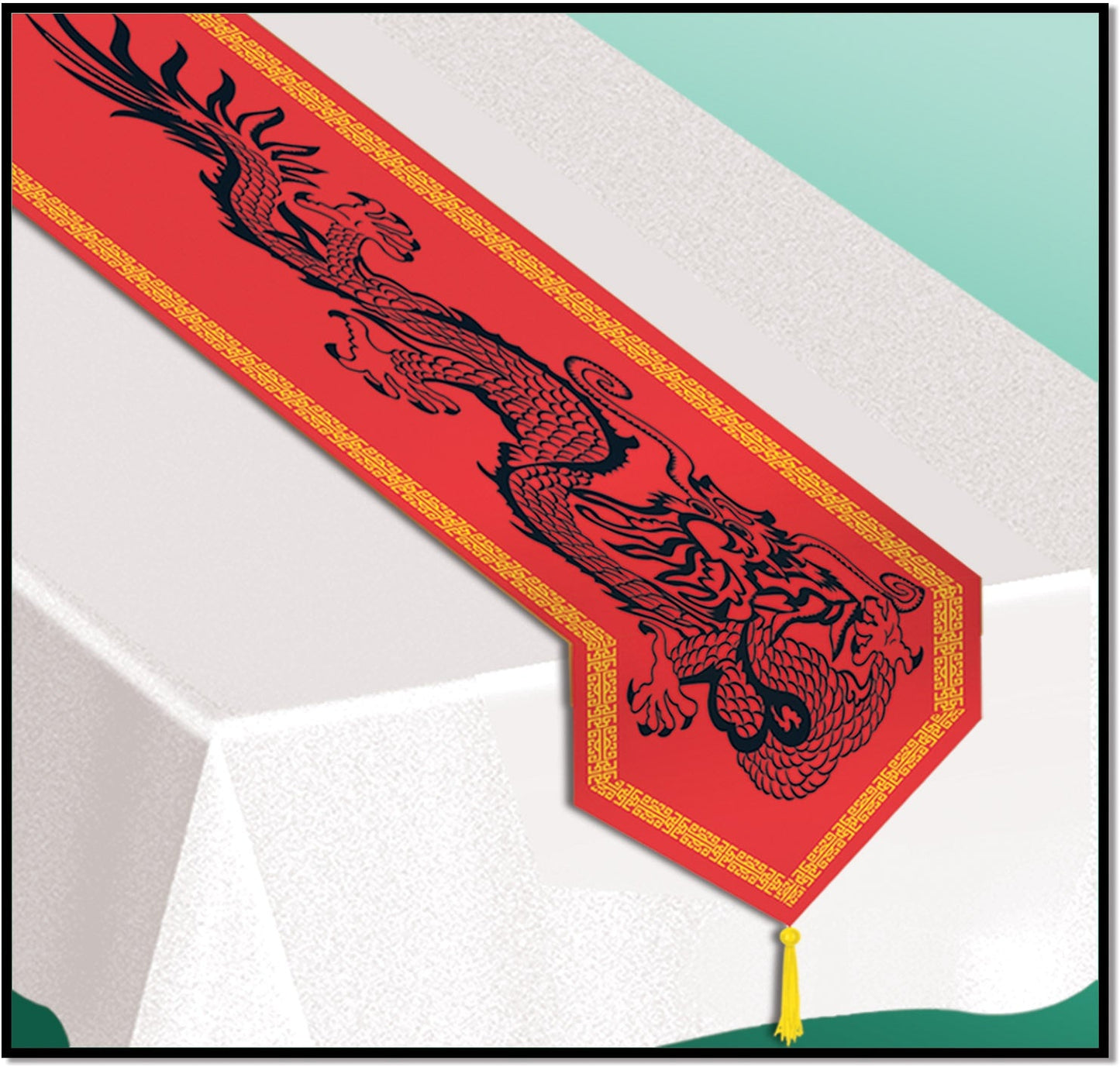 Printed Asian Table Runner