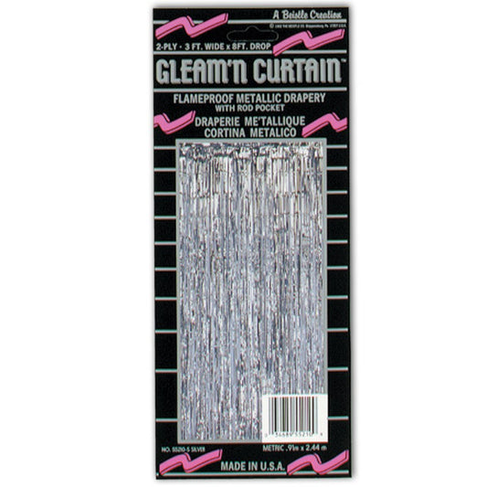 1-Ply Fr Gleam 'N Curtain, 2.4m x 90cm