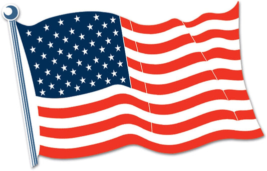 American Flag Cutout