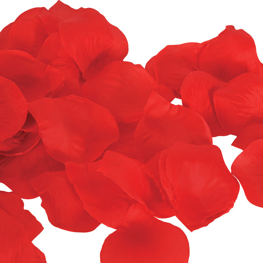 Fabric Rose Petals - Red