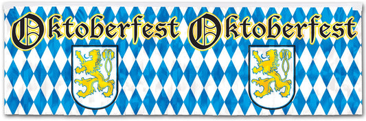 Metallic Oktoberfest Fringe Banner