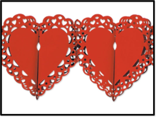 Lace Heart Garland