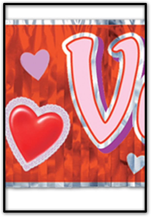 Happy Valentine's Day Fringe Banner