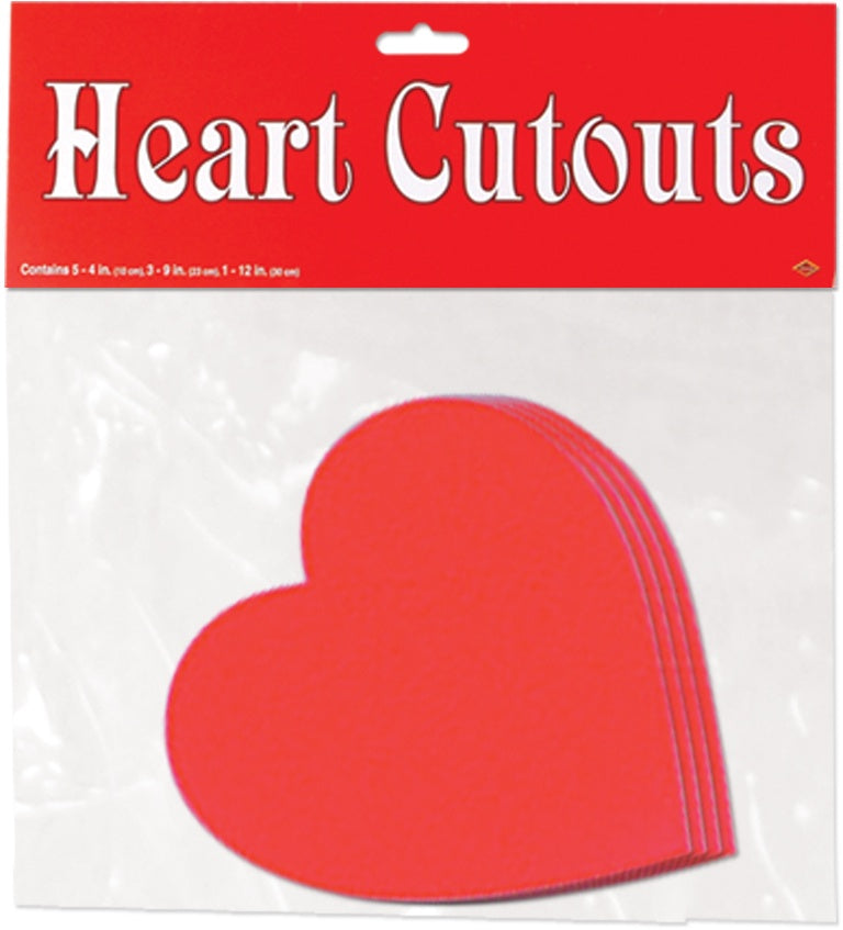 Printed Heart Cutouts