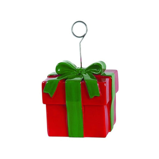 Christmas Gift Box Balloon/Card Holder