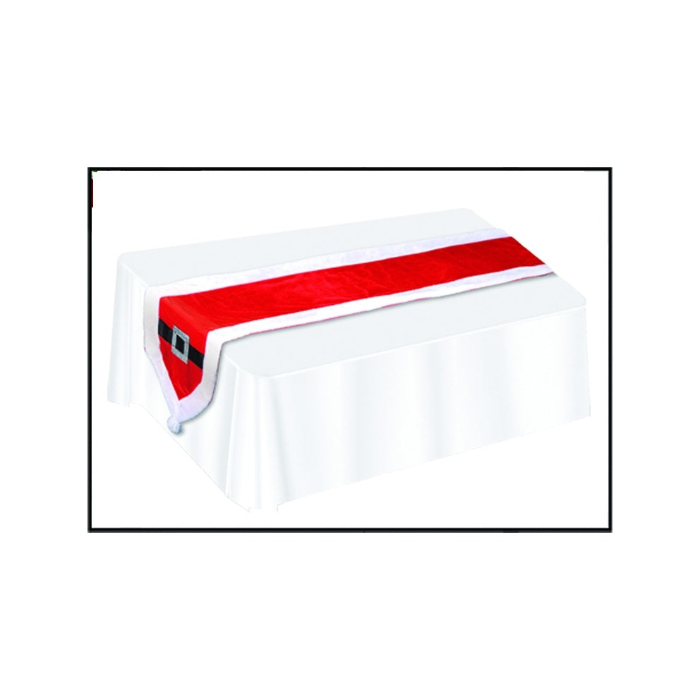 Santa Suit Fabric Table Runner