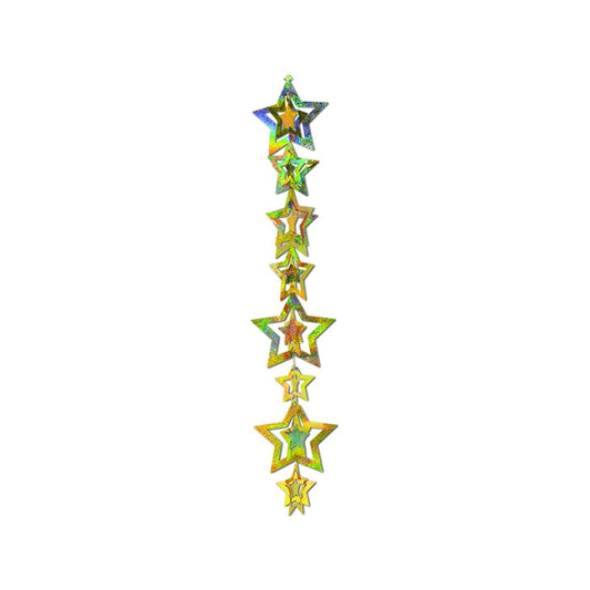 3D Prismatic Star Gleamin' Garland