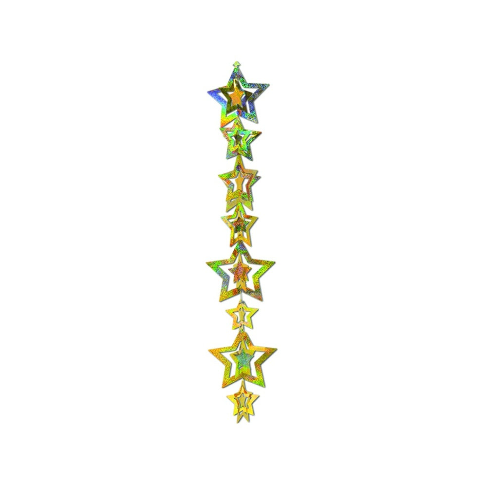 3D Prismatic Star Gleamin' Garland