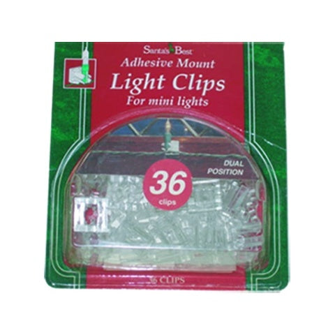 Mini Light Clips w/ Adhesive Mount