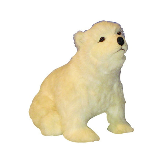 Animatronic Sitting Baby Polar Bear