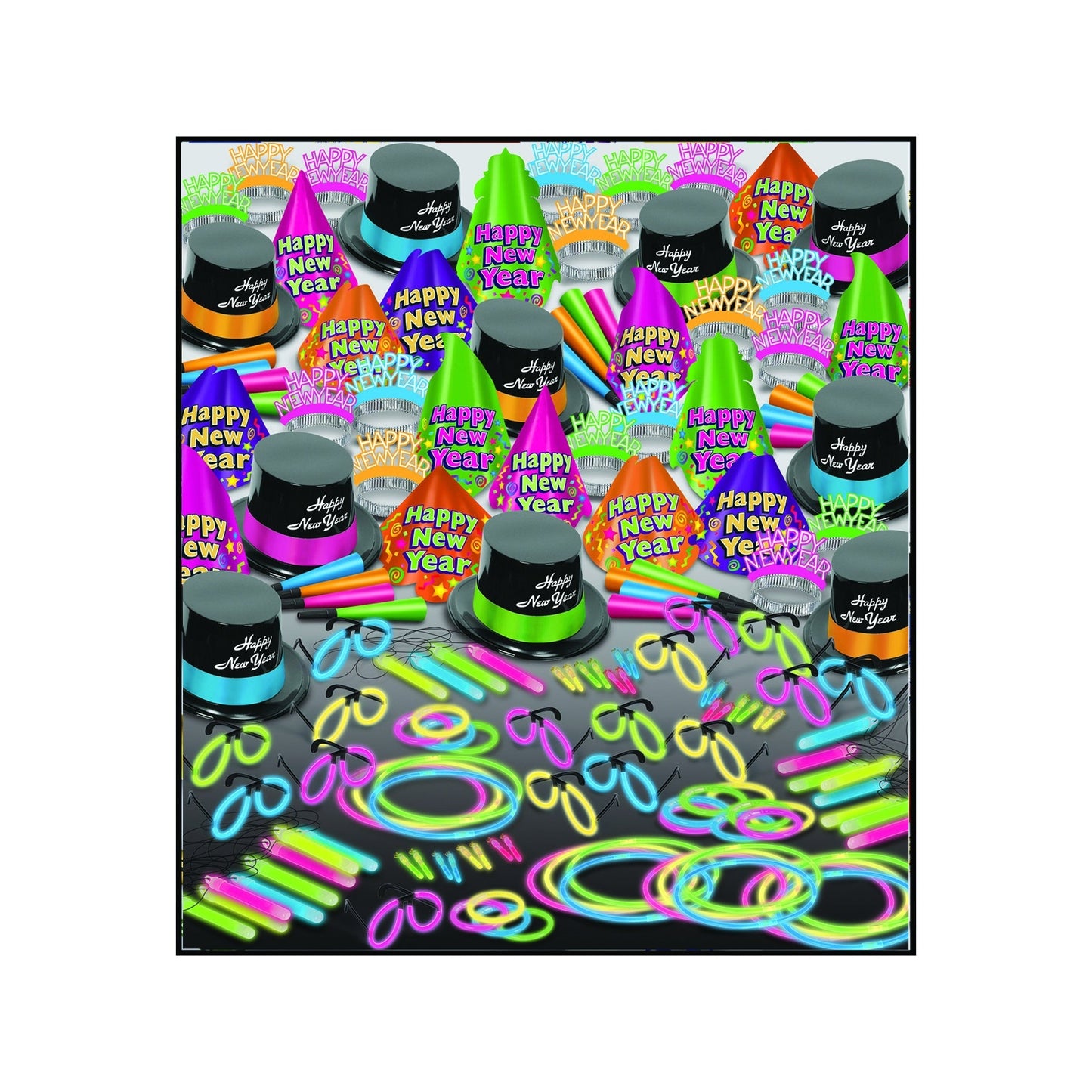 Neon Glow Super Bonanza Assortment for 100