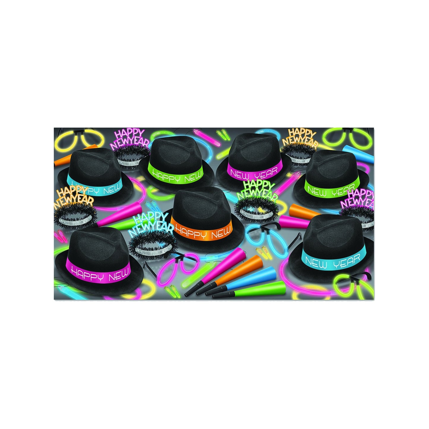 Neon Glow Chairman Assortment for 50