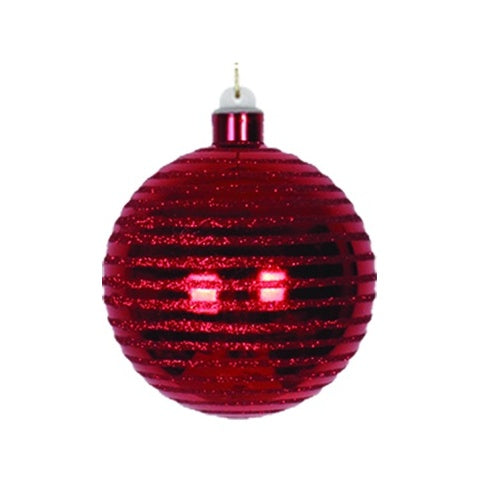 Glittered Striped Ball