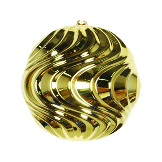 Shiny Wavy Ribbed Ball