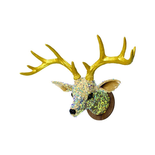 Studded Deer Head w/ Antlers