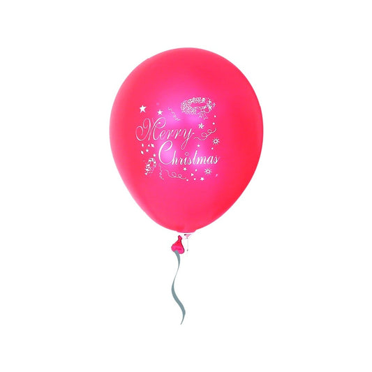 Biodegredable, Helium-Quality, Merry Christmas Balloons