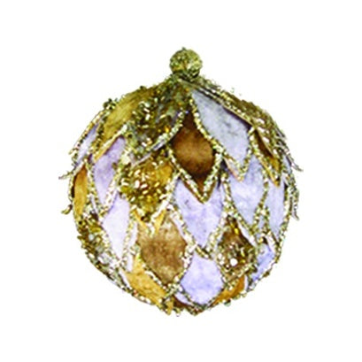 Fabric Ball w/ Leaves