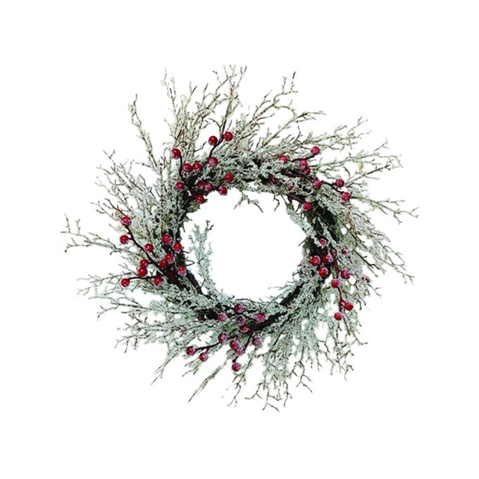 Wintry Wreath w/ Berries