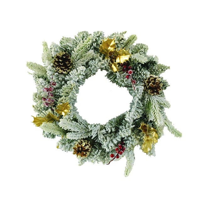 Flocked Wreath