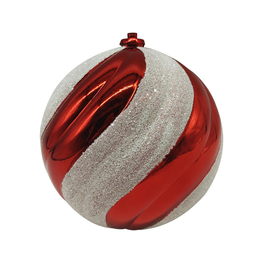 Glittered Swirl Ball