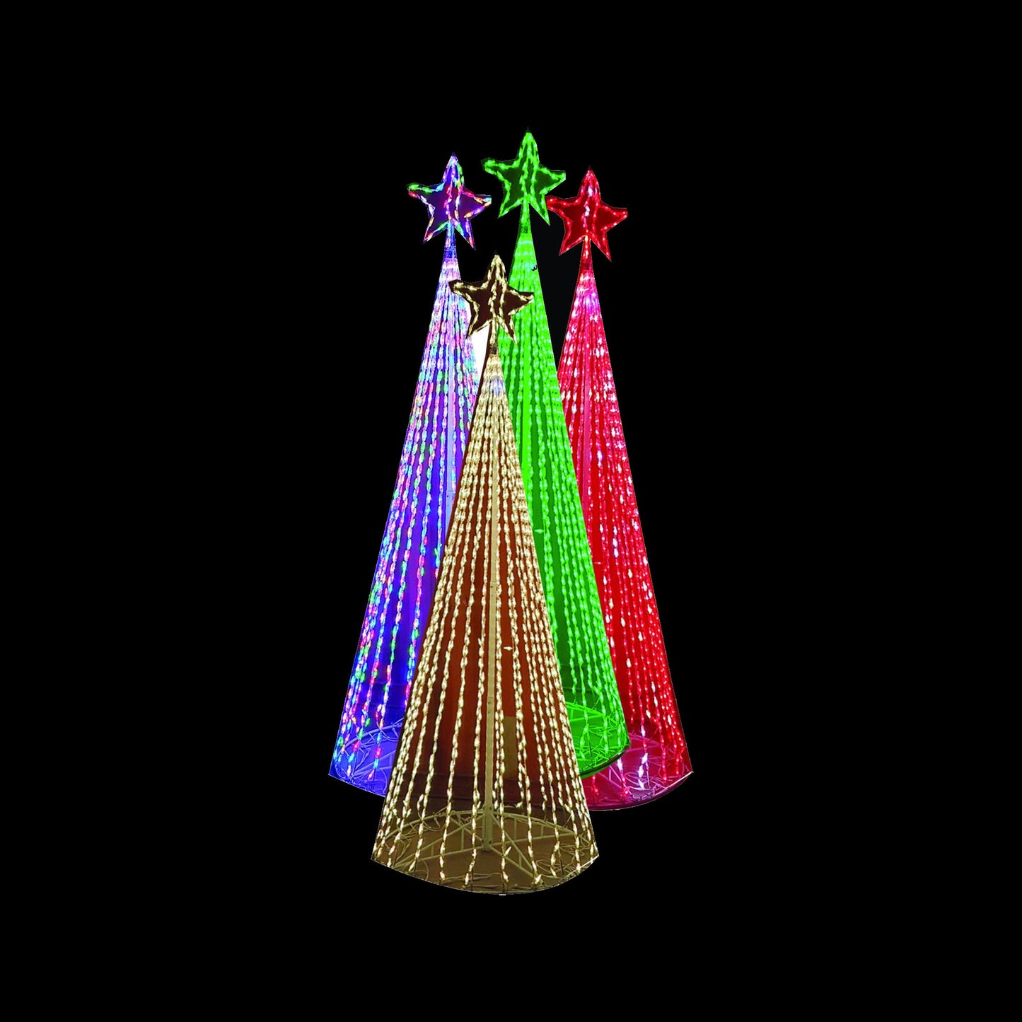 Illuminated Cone Tree