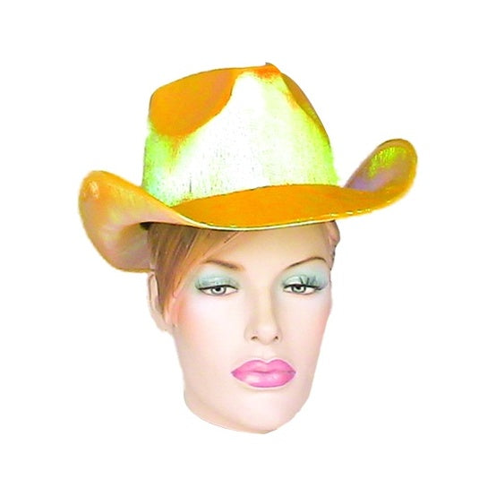 Shiny Fabric Cowboy Hat