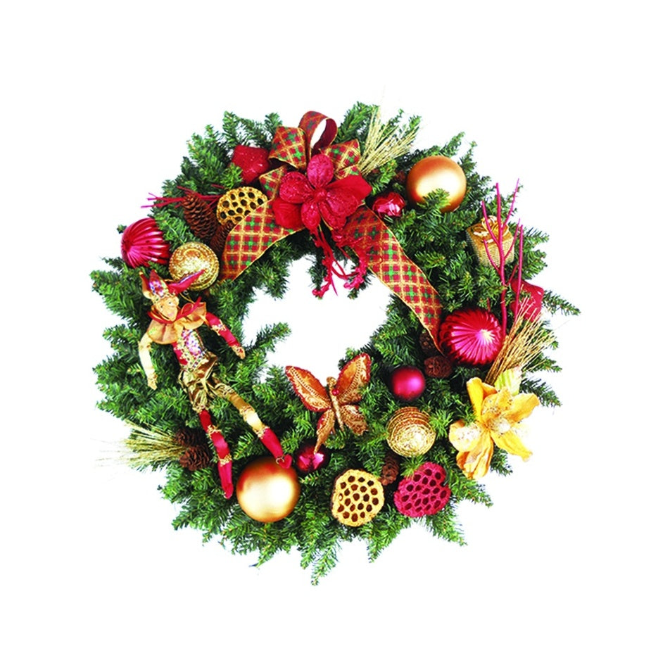 Decorated Wreath w/ Jester