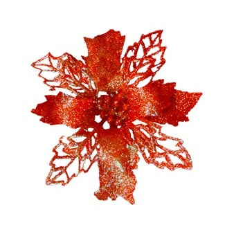 Glittered Poinsettia