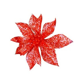 Glittered Poinsettia