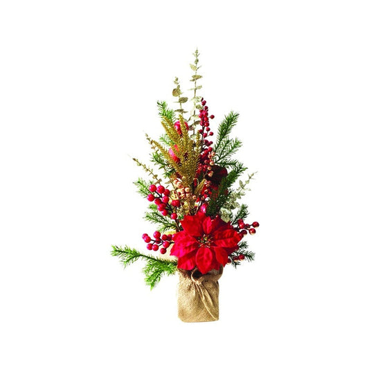 Berry Centrepiece w/ Poinsettia