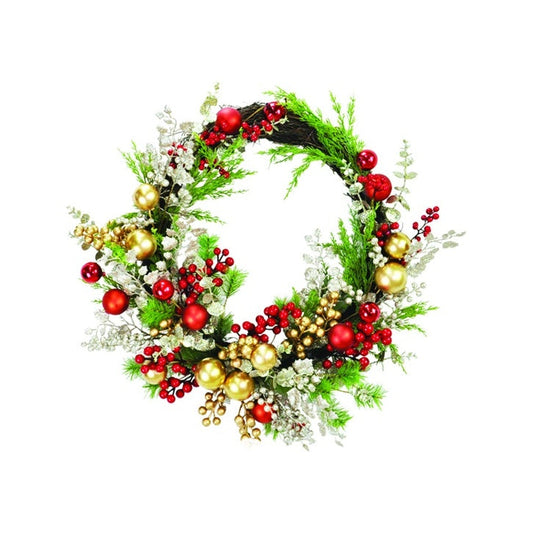 Hanging Bauble Wreath