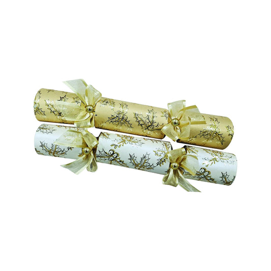 Luxury Crackers w/ Poinsettia Design