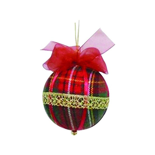 Plaid Ribbon Ball