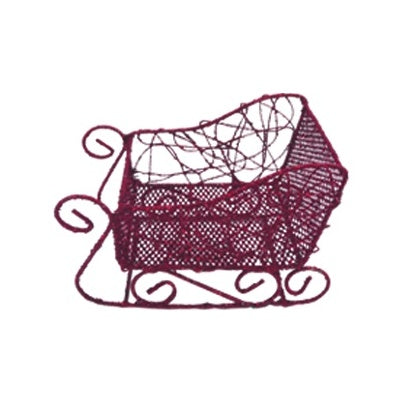 Sleigh Wireframe Centrepiece