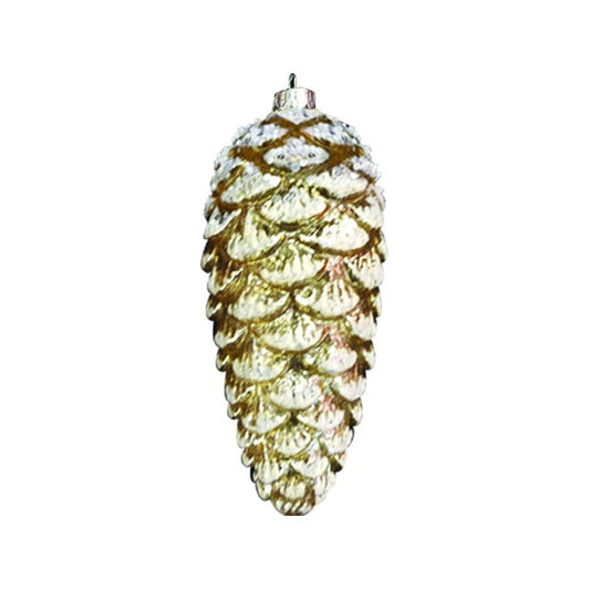 Studded Glass Pinecone