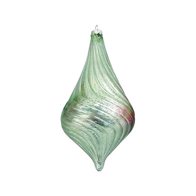 Swirl Glass Tear Drop